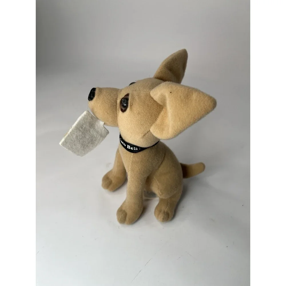 Taco Bell Chihuahua Dog Plush Toys Set of 4 Vintage 90s Applause Merchandise